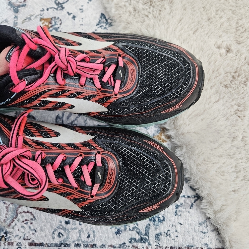 Brooks Glycerin 15 Running Shoes Super DNA Black Pink 1202471B099 US 9 - Picture 8 of 12